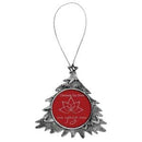 Custom Insert Decorative Christmas Tree Metallic Tree Ornament - AndersonTrophy.com