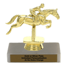 Custom Jumping Horse Trophy - Type A Series 34006 - AndersonTrophy.com