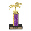Custom Jumping Horse Trophy - Type C Series 34006 - AndersonTrophy.com