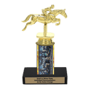 Custom Jumping Horse Trophy - Type C Series 34006 - AndersonTrophy.com