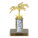 Custom Jumping Horse Trophy - Type C Series 34006 - AndersonTrophy.com