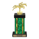 Custom Jumping Horse Trophy - Type F Series 34006 - AndersonTrophy.com