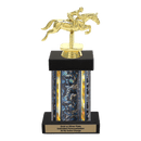 Custom Jumping Horse Trophy - Type F Series 34006 - AndersonTrophy.com