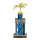 Custom Jumping Horse Trophy - Type G Series 34006 - AndersonTrophy.com