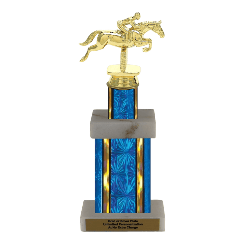 Custom Jumping Horse Trophy - Type G Series 34006 - AndersonTrophy.com