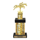 Custom Jumping Horse Trophy - Type G Series 34006 - AndersonTrophy.com