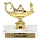Custom Lamp of Knowledge Trophy - Type A Series 2F640 - AndersonTrophy.com