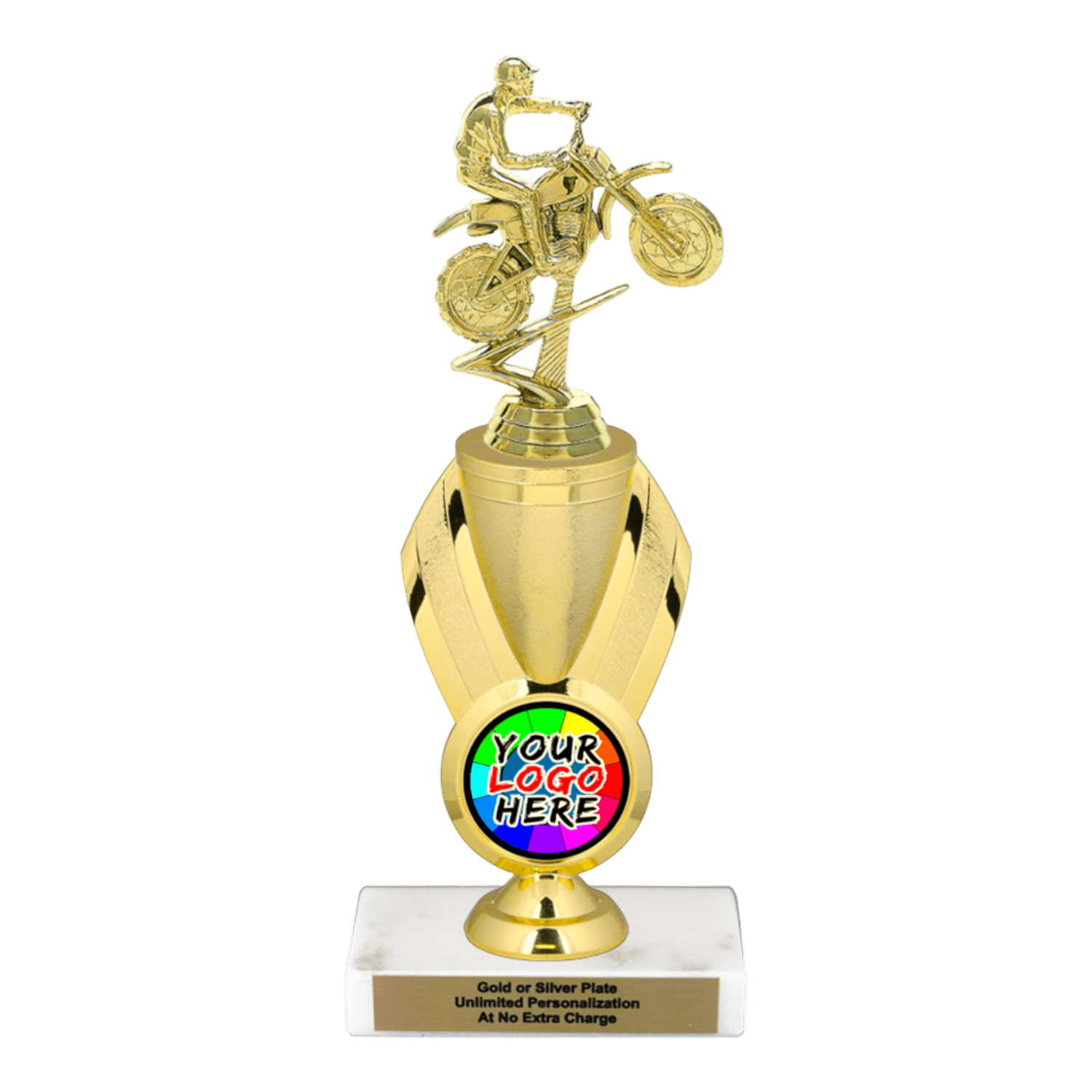 Custom Dirt Bike Motorcycle Trophy - Custom Trophy | Personalization ...