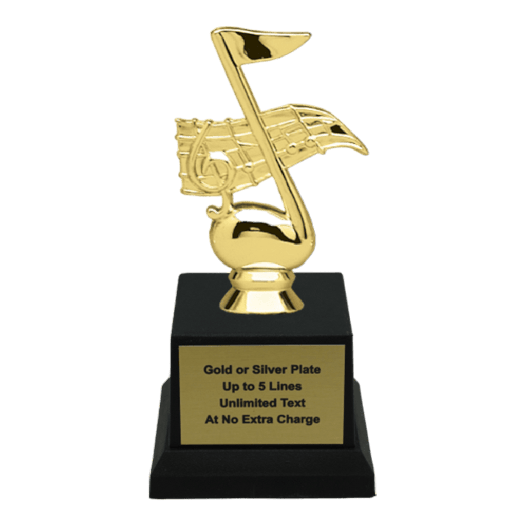Custom Music Note Trophy - Type A1 Series 2F391 - Custom Music Note ...