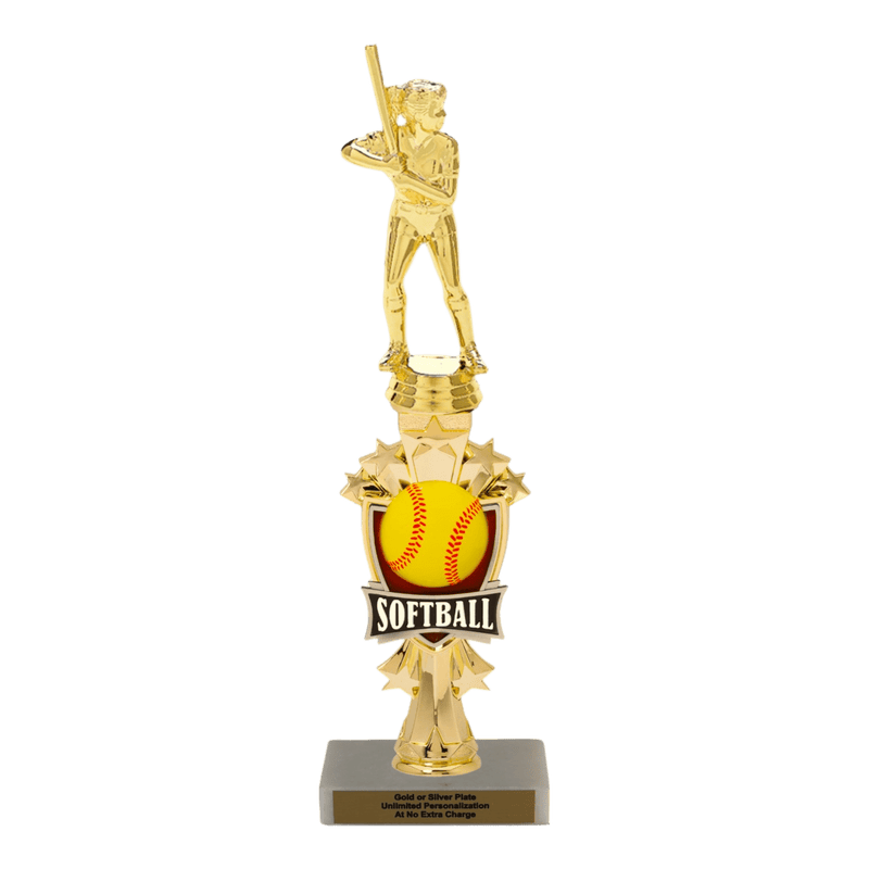 Custom Softball Trophy - Type B Series 3520/2MR732 - AndersonTrophy.com