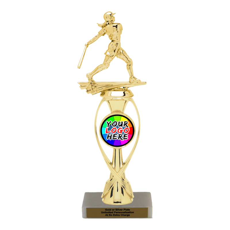 Custom Softball Trophy - Type B Series 36520/36013 - AndersonTrophy.com