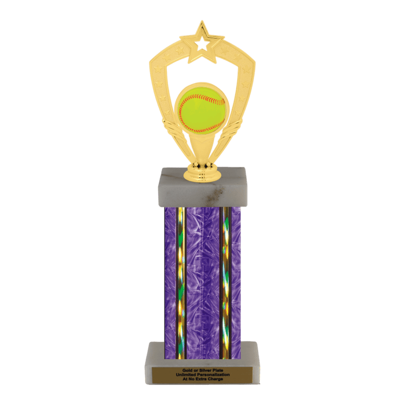 Custom Softball Trophy - Type F Series 1RP92796 - AndersonTrophy.com