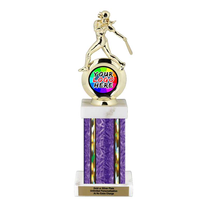 Custom Softball Trophy - Type F Series 35720 - AndersonTrophy.com