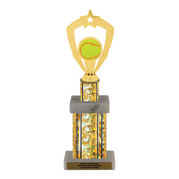 Custom Softball Trophy - Type G Series 1RP92796 - AndersonTrophy.com