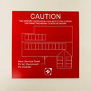 Custom Solar / Photovoltaic / Electrical Panel Signs - AndersonTrophy.com