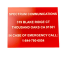 Custom Solar / Photovoltaic / Electrical Panel Signs - AndersonTrophy.com