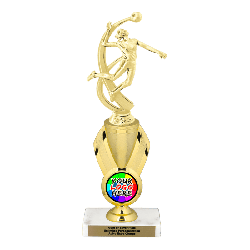 Custom Volleyball Trophy - Type B Series 2MF4525/342655 - AndersonTrophy.com