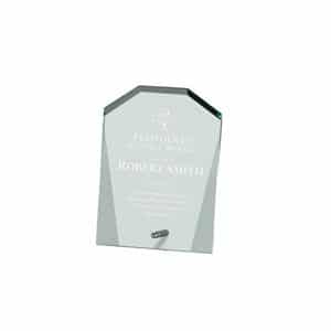 Diamond Jade Glass Stand Award - AndersonTrophy.com