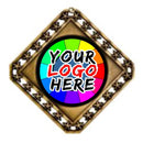 Diamond Star Custom Insert Medal - AndersonTrophy.com