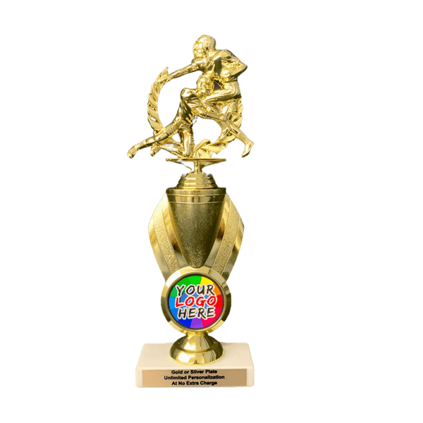 Double Action Football Victory Cup Trophy - Series 006919 - AndersonTrophy.com