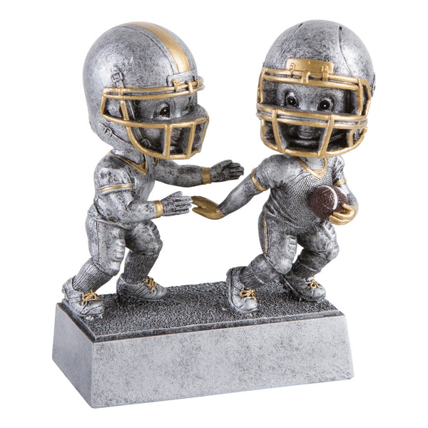 Double Bobble Football Resin - AndersonTrophy.com