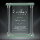 Double Column Jade Glass - AndersonTrophy.com