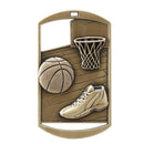 DT Hi Relief Series Basketball Dog Tag - AndersonTrophy.com