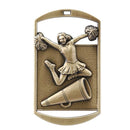 DT Hi Relief Series Cheer Dog Tag - AndersonTrophy.com