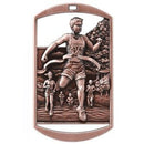 DT Hi Relief Series Cross Country Dog Tag - AndersonTrophy.com