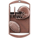 DT Hi Relief Series Football Dog Tag - AndersonTrophy.com