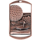 DT Hi Relief Series Golf Dog Tag - AndersonTrophy.com