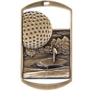 DT Hi Relief Series Golf Dog Tag - AndersonTrophy.com