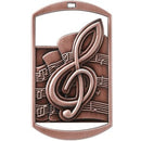 DT Hi Relief Series Music Dog Tag - AndersonTrophy.com