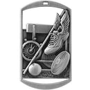 DT Hi Relief Series Track & Field Dog Tag - AndersonTrophy.com