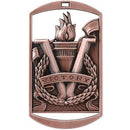 DT Hi Relief Series Victory Dog Tag - AndersonTrophy.com