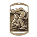DT Hi Relief Series Wrestling Dog Tag - AndersonTrophy.com
