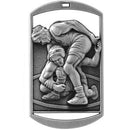 DT Hi Relief Series Wrestling Dog Tag - AndersonTrophy.com