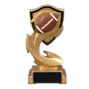 Electric Flame Football Resin - AndersonTrophy.com