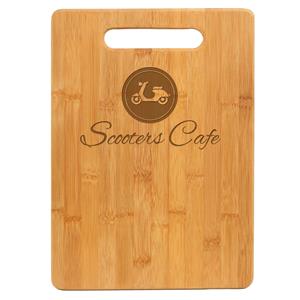 Engravable Genuine Bamboo Cutting Board - 13.75" - AndersonTrophy.com