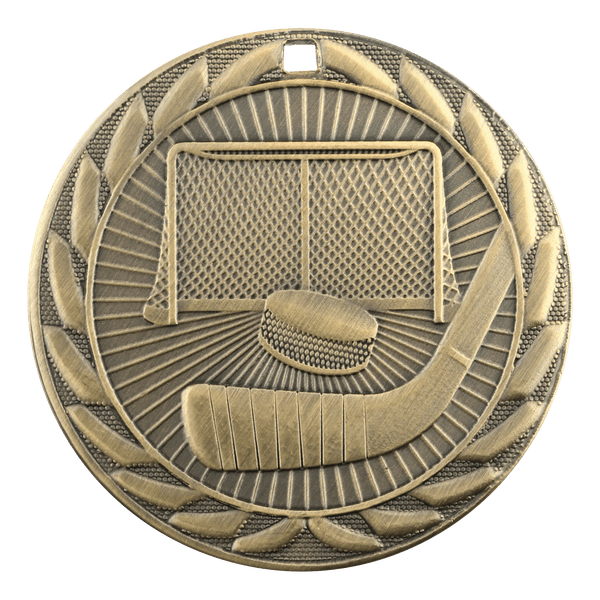 FE Iron Hockey Medals - AndersonTrophy.com