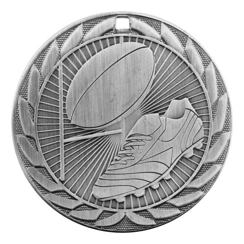 FE Iron Rugby Medals - AndersonTrophy.com