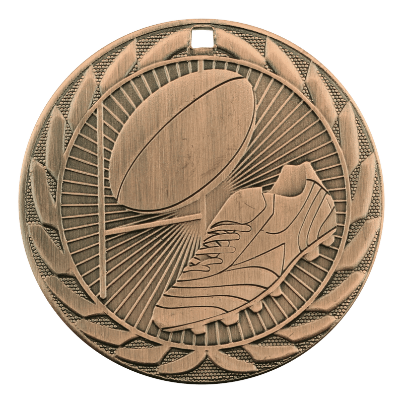 FE Iron Rugby Medals - AndersonTrophy.com