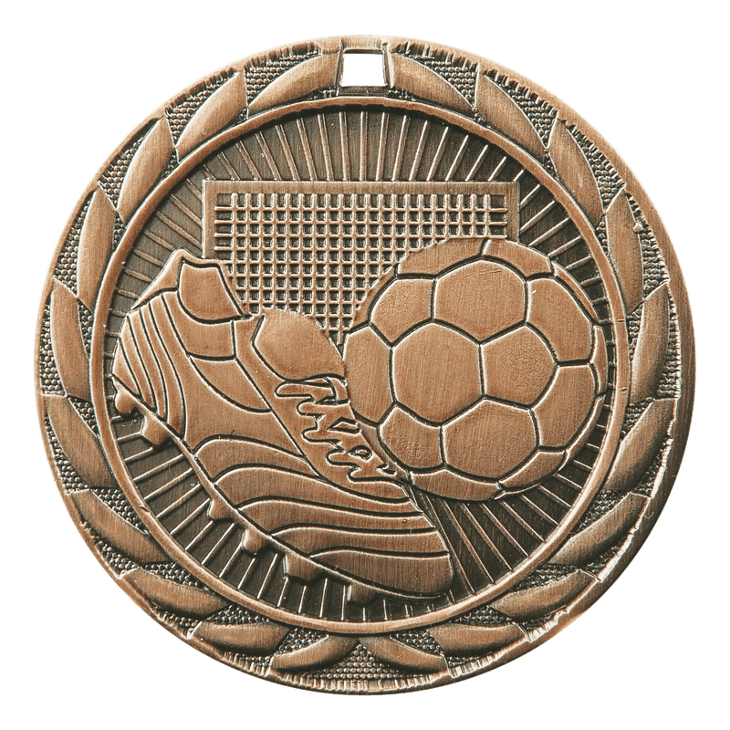 FE Iron Soccer Medals - AndersonTrophy.com