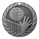 FE Iron Volleyball Medals - AndersonTrophy.com