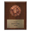 First Responder Fire Department Badge Plaque - AndersonTrophy.com
