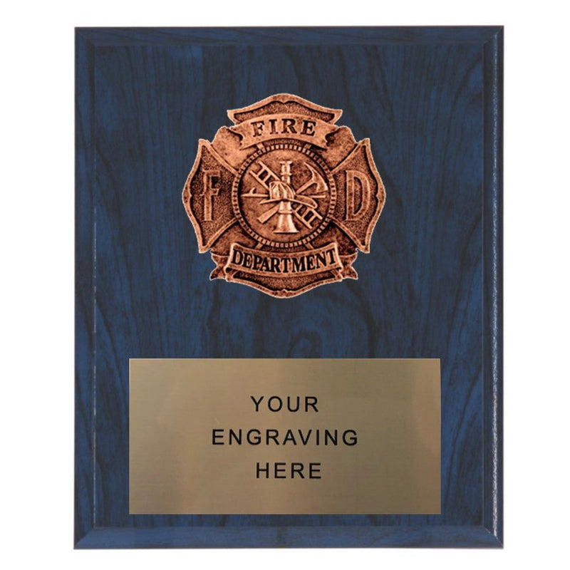 First Responder Fire Department Badge Plaque - AndersonTrophy.com