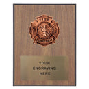 First Responder Fire Department Badge Plaque - AndersonTrophy.com