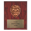 First Responder Police Department Badge Plaque - AndersonTrophy.com