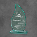 Flame Acrylic Corporate Award - Jade - AndersonTrophy.com