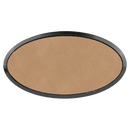 Framed Laserable Leatherette Name Badge - Oval - 3.00" x 1.50" - AndersonTrophy.com